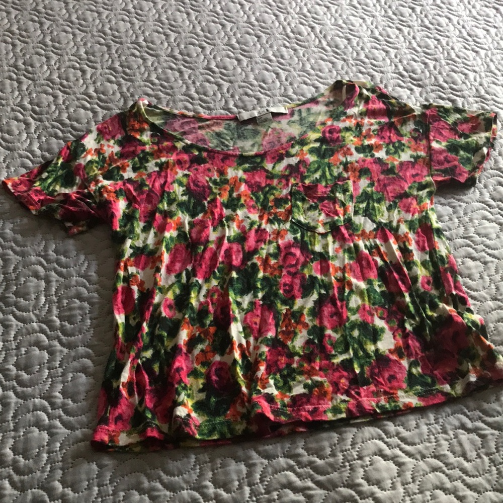 Multicolored Crop Top